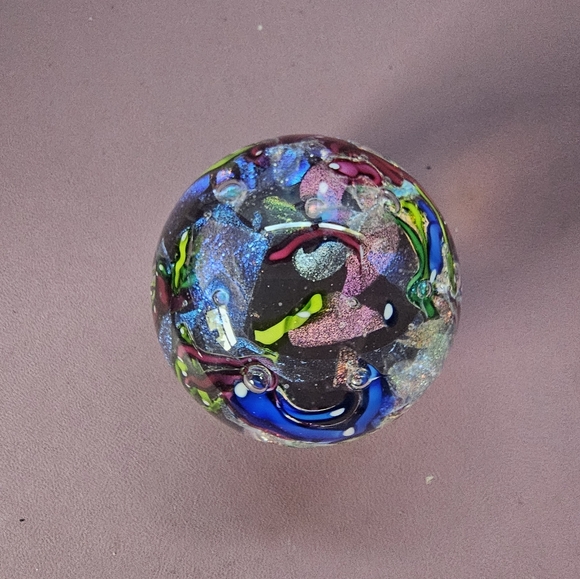 Colorful Glass Paperweight - Picture 2 of 4
